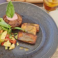 Main dish (from the daily menu) at Cor de Tangerina in Guimaraes