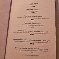 Starters at Cor de Tangerina in Guimaraes