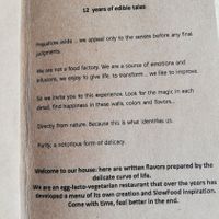 From the menu at Cor de Tangerina in Guimaraes