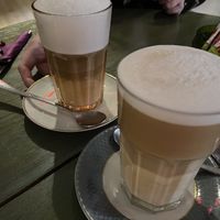 Latte Macchiato mit Hafermilch  at Café Liebevoll in Fehmarn