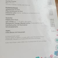 Kuchen at Café Liebevoll in Fehmarn