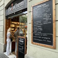 Entrance  at DelaCrem in Barcelona