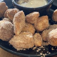 Donut Holes because breakfast needs dessert too! at Julia's Vegetarian Restaurant in Pacific Grove