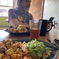 Huevos Rancheros at Julia's Vegetarian Restaurant in Pacific Grove