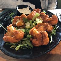 Buffalo wings  at Julia's Vegetarian Restaurant in Pacific Grove