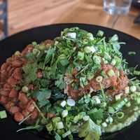Tamale Pie 😱 at Julia's Vegetarian Restaurant in Pacific Grove