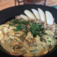 Yellow Curry. So tasty. at Julia's Vegetarian Restaurant in Pacific Grove