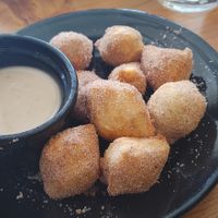 Donut holes(vegan) at Julia's Vegetarian Restaurant in Pacific Grove