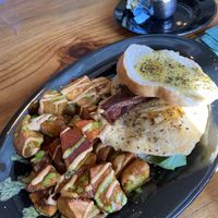 Fried egg sandwich. Spectacular ! at Julia's Vegetarian Restaurant in Pacific Grove
