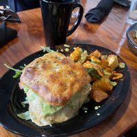 Another fried egg sandwich   at Julia's Vegetarian Restaurant in Pacific Grove