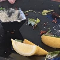 This is how good mushroom sampler plate was   at Julia's Vegetarian Restaurant in Pacific Grove