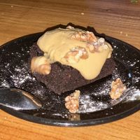 Maple brownie   at Julia's Vegetarian Restaurant in Pacific Grove