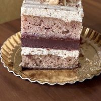Hazelnut Cake  at Julia's Vegetarian Restaurant in Pacific Grove