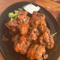 Cauliflower wings  at Julia's Vegetarian Restaurant in Pacific Grove