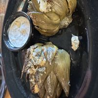 Artichoke appetizer   at Julia's Vegetarian Restaurant in Pacific Grove