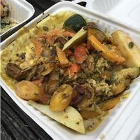 Curry vegetables at Julia's Vegetarian Restaurant in Pacific Grove