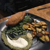 Seitan empanada at Julia's Vegetarian Restaurant in Pacific Grove