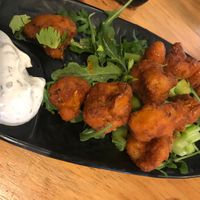 Cauliflower wings at Julia's Vegetarian Restaurant in Pacific Grove