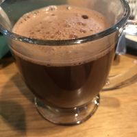 Hot Cocoa at Julia's Vegetarian Restaurant in Pacific Grove