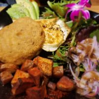 Vegetarian breakfast at Julia's Vegetarian Restaurant in Pacific Grove