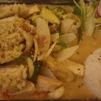 Vegan option at Quê Choa in Berlin