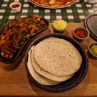 Vegan fajitas at Paco's in Perth
