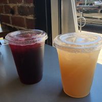 Hibiscus and Ginger tea at The Land of Kush in Baltimore