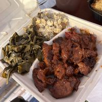 Vegan ribs  at The Land of Kush in Baltimore