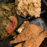 Chicken tenders  at The Land of Kush in Baltimore