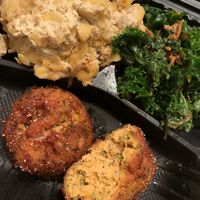 Crabcakes  at The Land of Kush in Baltimore