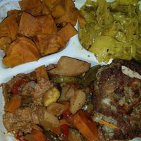 My first plant based meal was delicious! at The Land of Kush in Baltimore