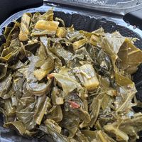 Collard greens at The Land of Kush in Baltimore