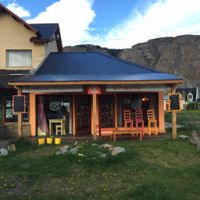 outside at Prana Bar Natural in El Chalten