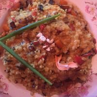 main dish at Prana Bar Natural in El Chalten