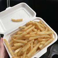 Crispy fries at Vefjan in Selfoss