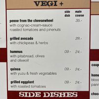 I had just hummus and grilled eggplant... at Du Parc Elements in Baden