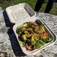 Tarzan's Big Salad. at Bouldin Creek Cafe in Austin