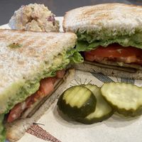 wanna BLT with potato salad 😋  at Bouldin Creek Cafe in Austin