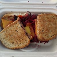 Vegan Ruben at Bouldin Creek Cafe in Austin