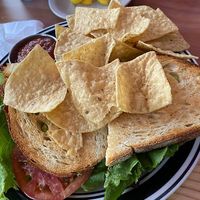 Wanna-BLTA sandwich  at Bouldin Creek Cafe in Austin