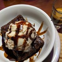 The Taxi Driver brownie - perfect for sharing at Bouldin Creek Cafe in Austin