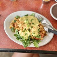 The vegan Renedict   at Bouldin Creek Cafe in Austin