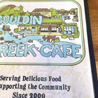 Menu art  at Bouldin Creek Cafe in Austin