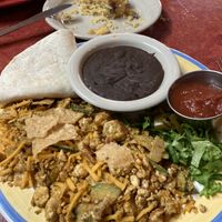 Migas plate  at Bouldin Creek Cafe in Austin