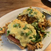   Renedict  at Bouldin Creek Cafe in Austin