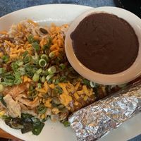Bandera plate with corn tortillas  at Bouldin Creek Cafe in Austin