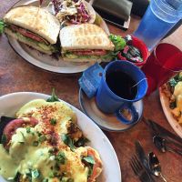 renedict & blt  at Bouldin Creek Cafe in Austin