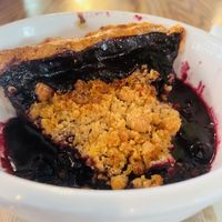 Blueberry lavender pie  at Bouldin Creek Cafe in Austin