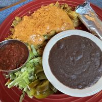 Zucchini Migas Plate  at Bouldin Creek Cafe in Austin