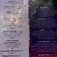 Dinner menu  at Bouldin Creek Cafe in Austin